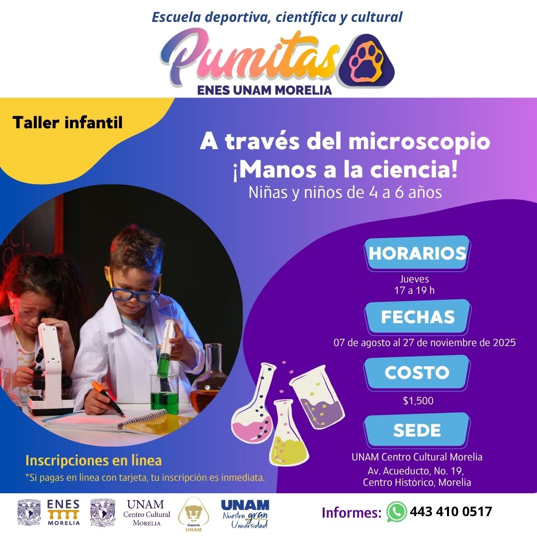 A TRAVÉS DEL MICROSCOPIO ¡MANOS A LA CIENCIA! (INFANTIL)