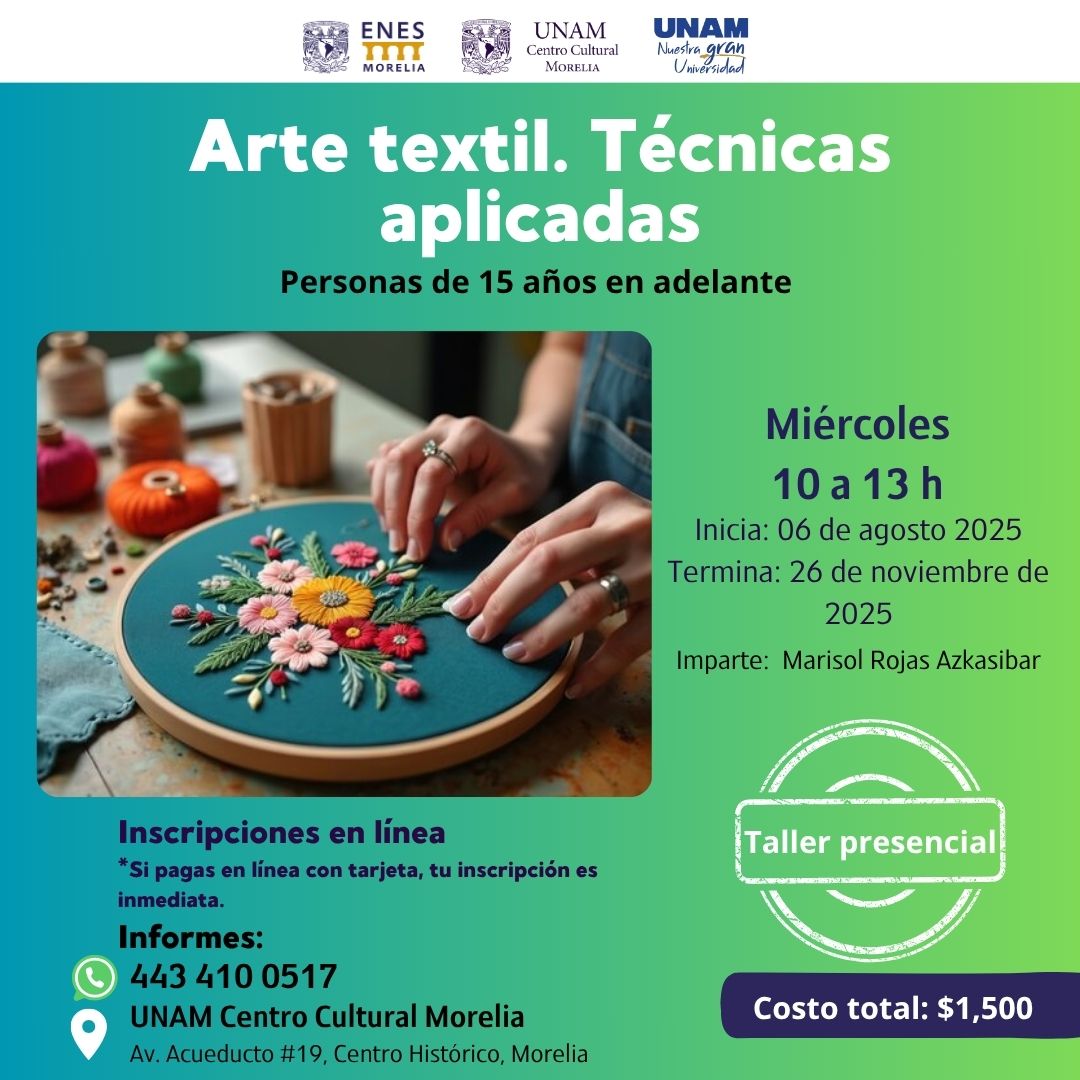 ARTE TEXTIL. TÉCNICAS APLICADAS