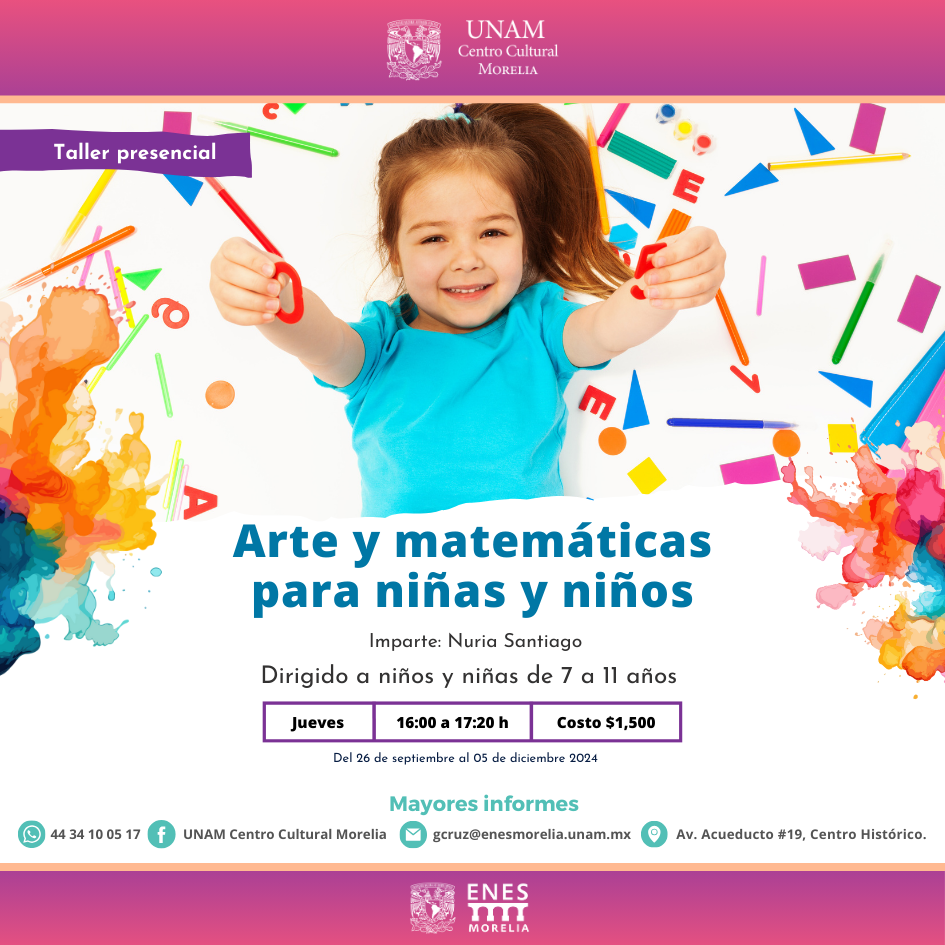 ARTE Y MATEMÁTICAS PARA NIÑAS Y NIÑOS
