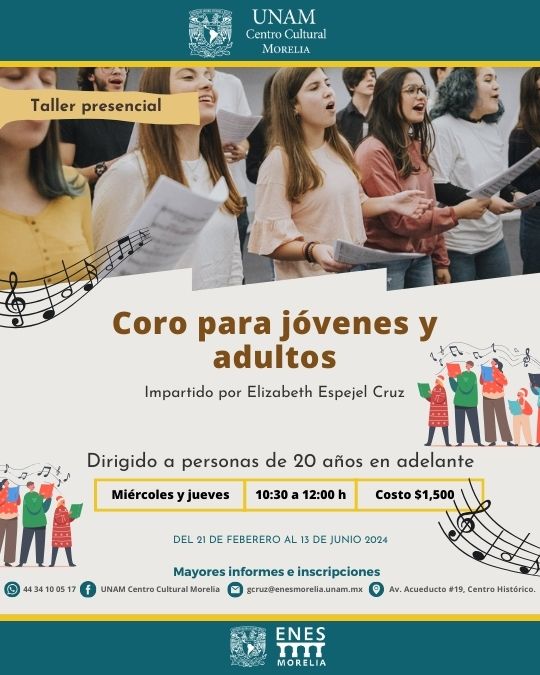 CORO PARA JÓVENES Y ADULTOS
