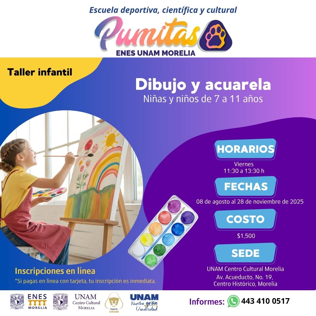 DIBUJO Y ACUARELA (INFANTIL) MATUTINO
