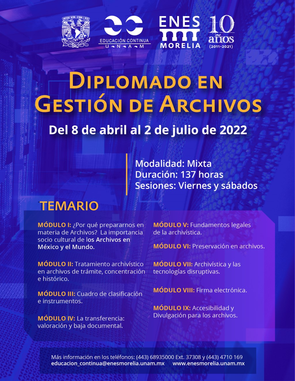 DIPLOMADO EN GESTIÓN DE ARCHIVOS