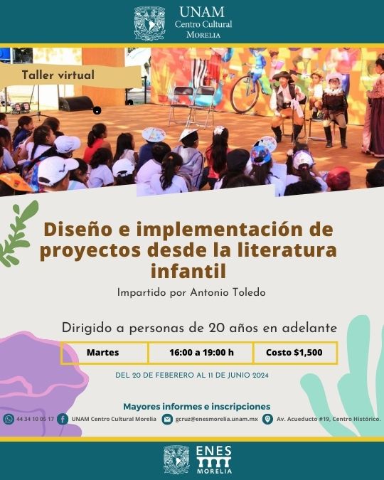 DISEÑO E IMPLEMENTACIÓN DE PROYECTOS CULTURALES DESDE LA LITERATURA INFANTIL