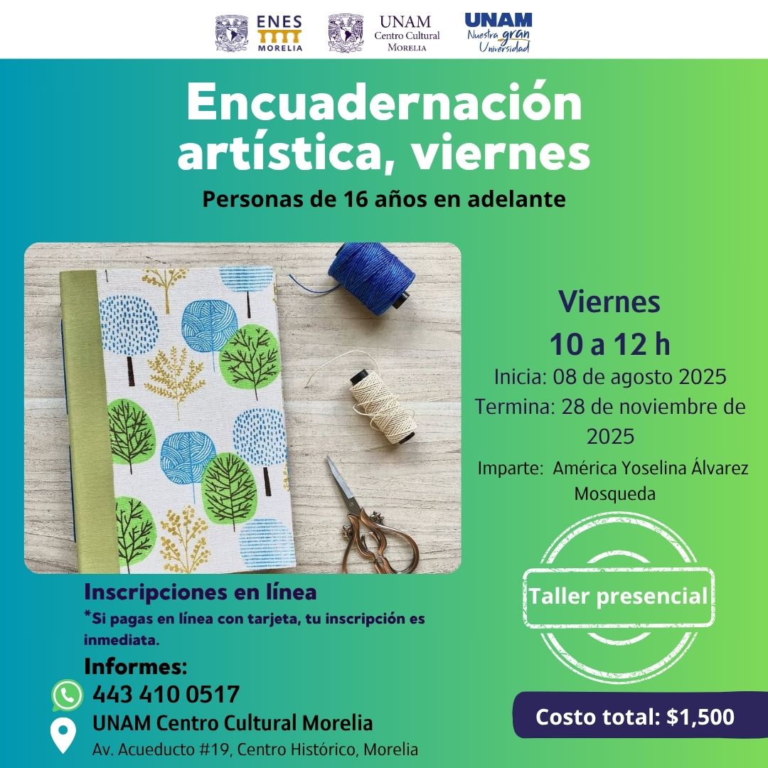ENCUADERNACIÓN ARTÍSTICA, VIERNES