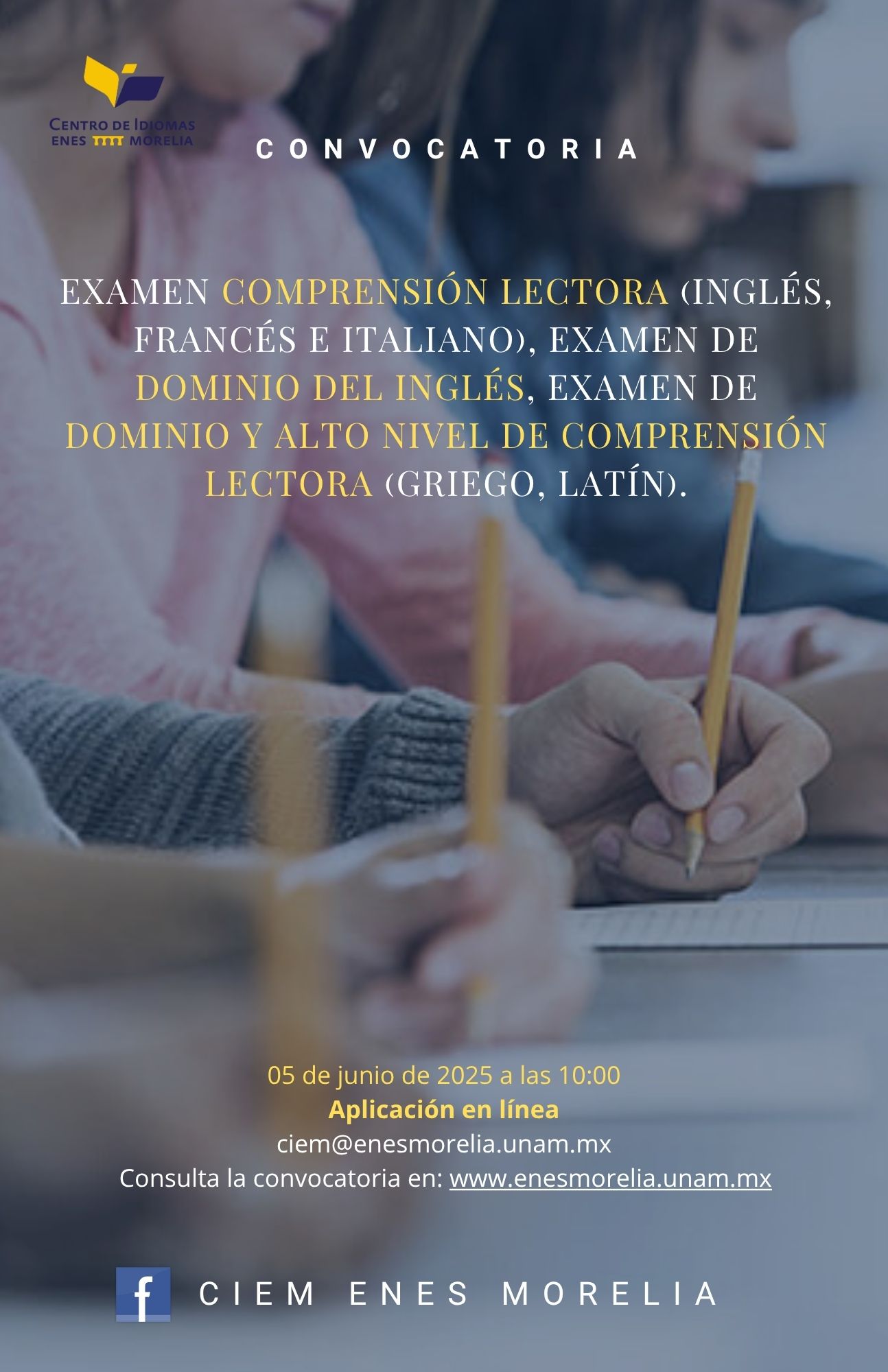 EXAMEN CL Y DOMINIO ORDINARIA PRESENCIAL JUNIO