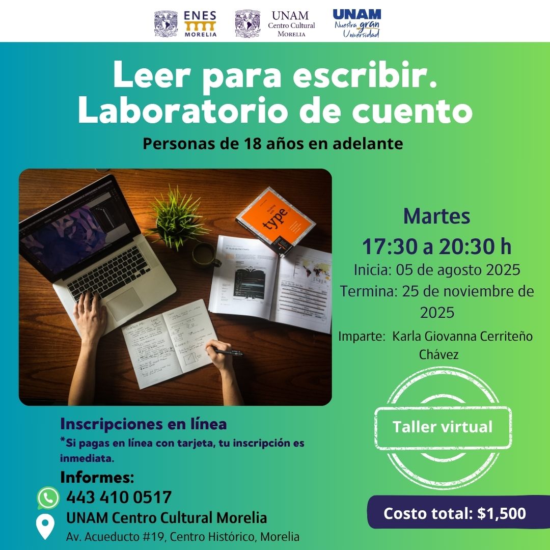 LEER PARA ESCRIBIR. LABORATORIO DE CUENTO (VIRTUAL)