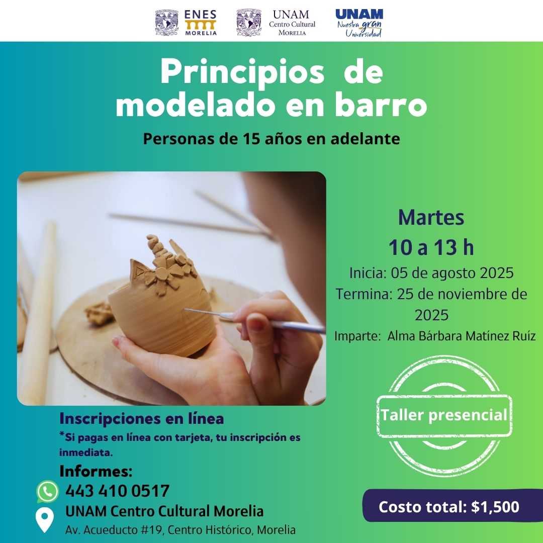 PRINCIPIOS DE MODELADO EN BARRO