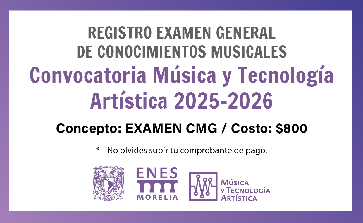 REGISTRO EXAMEN CONOCIMIENTOS MUSICALES 2025
