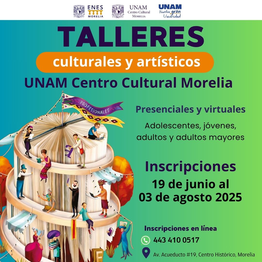 TALLERES ARTÍSTICOS AGOSTO A NOVIEMBRE 2025