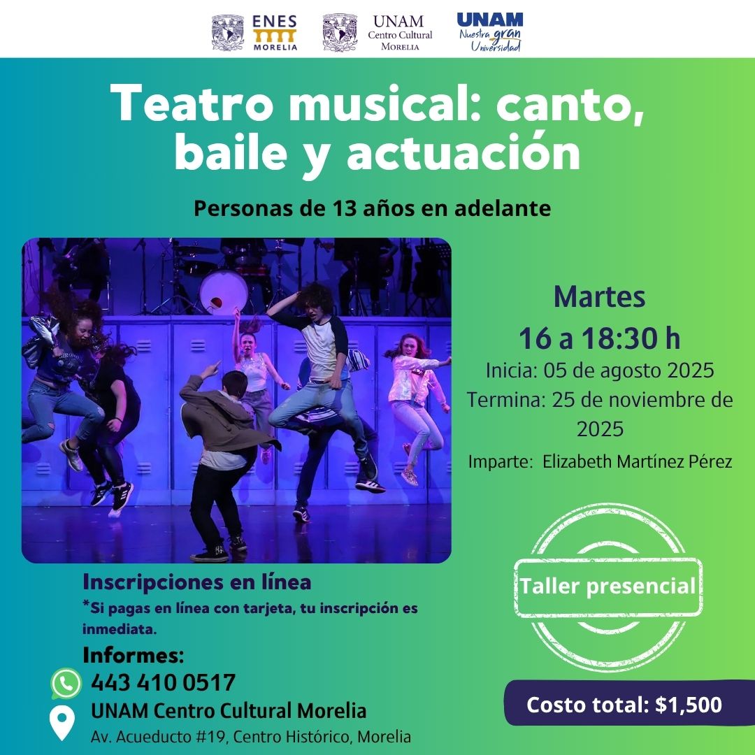 TEATRO MUSICAL: CANTO, BAILE Y ACTUACIÓN