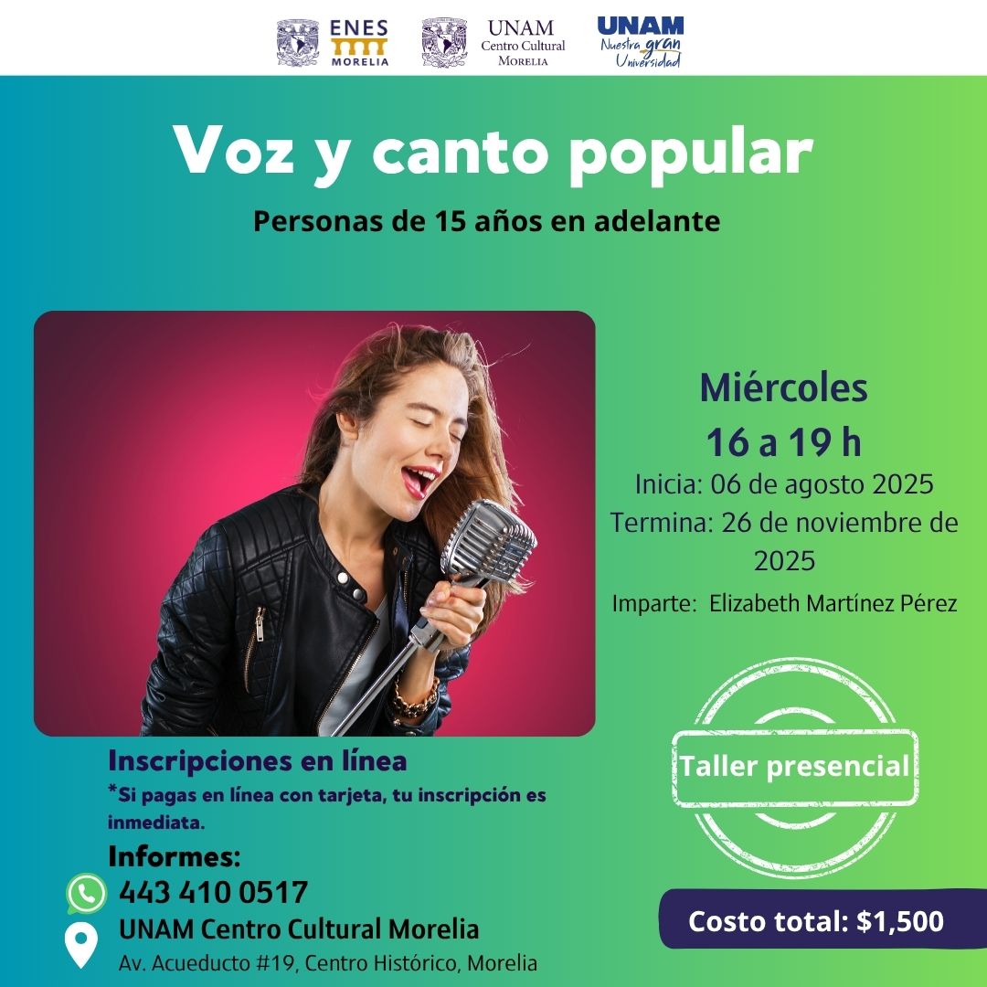 VOZ Y CANTO POPULAR